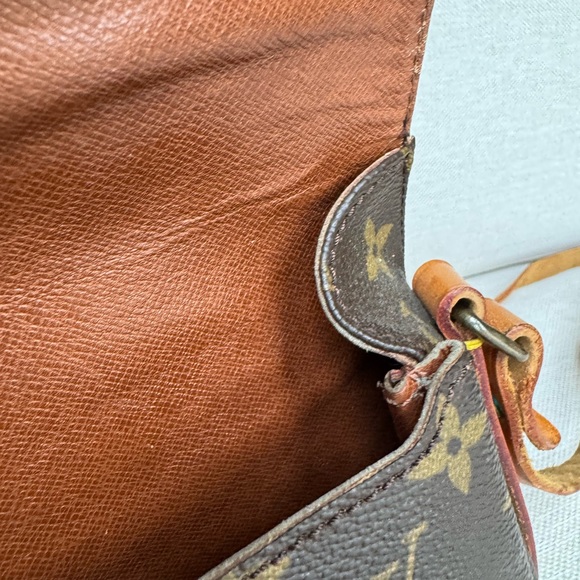 Louis Vuitton Cartouchiere PM Small Vintage Monogram Crossbody Bag Purse - Picture 10 of 15